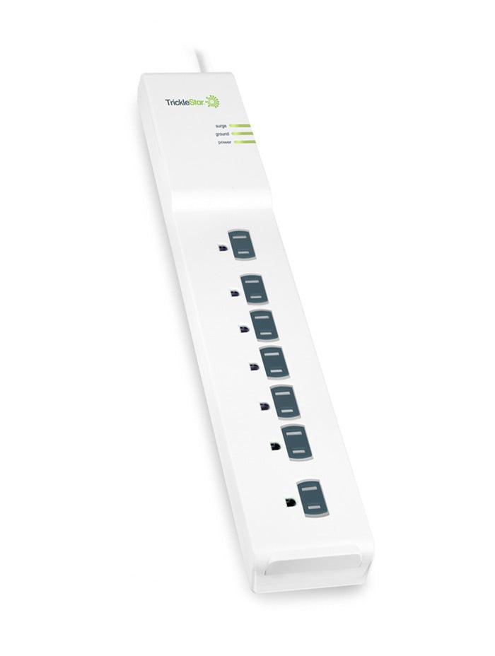 TAA3201 7 Outlet Surge Protector (4 Ft) TrickleStar